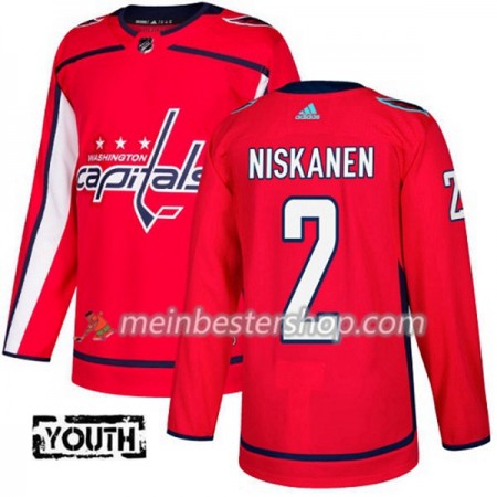 Washington Capitals Matt Niskanen 2 Adidas 2017-2018 Rot Trikot Authentic - Kinder
